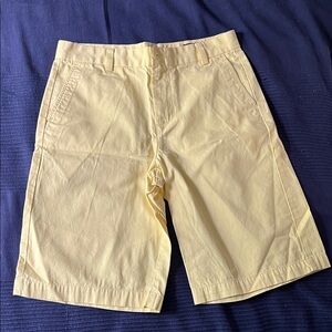 Boy’s Flat Front Yellow Shorts